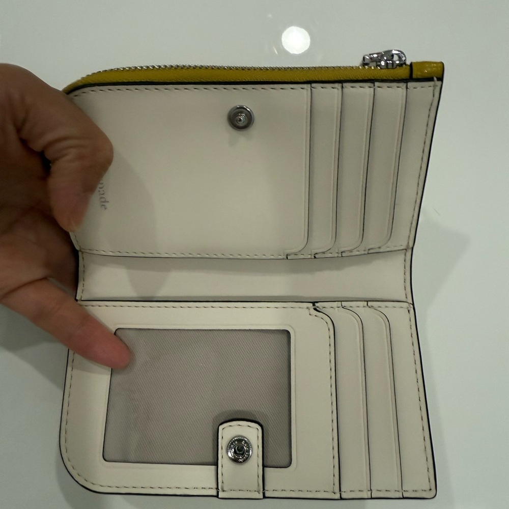 Kate Spade Mustard Yellow Zip Wallet - Picture 4 of 7